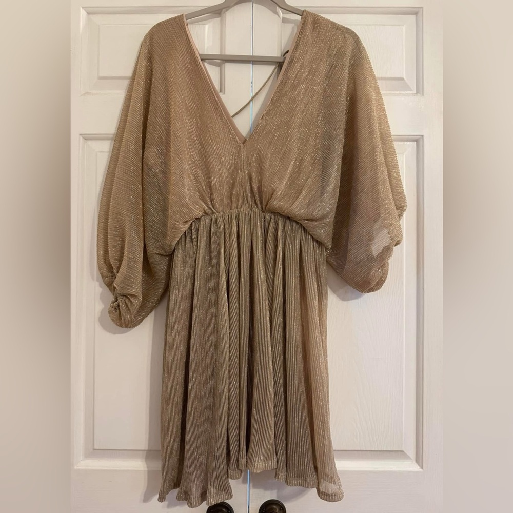 Elegant Pink and Gold Women's Dresses